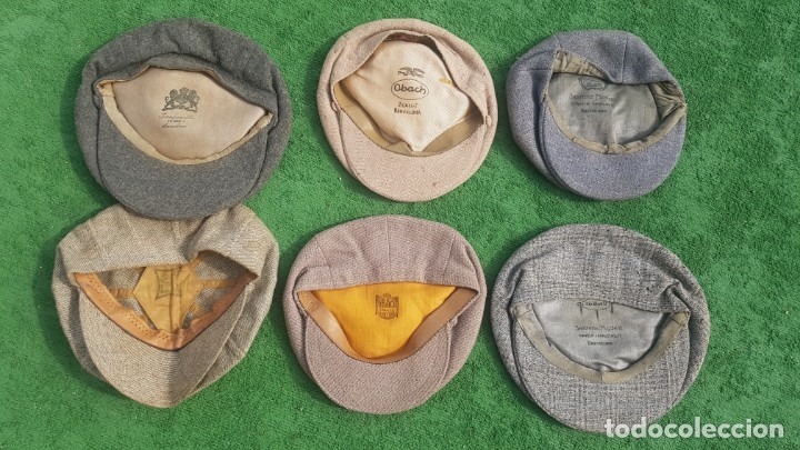 Antig&uuml;edades: Conjunto de 6 boinas/sombreros - Foto 2