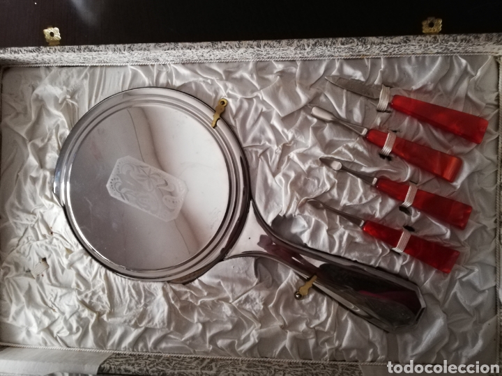 Antig&uuml;edades: Conjunto peinador de tocador - Foto 3