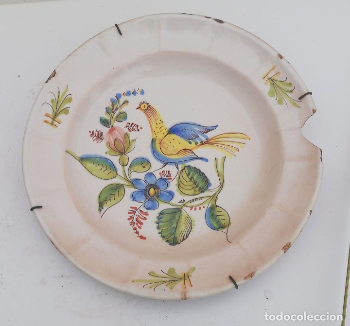 Antig&uuml;edades: PLATO ANTIGUO DE LORCA MURCIA DE 32 CMS. DE DIAMETRO - Foto 1