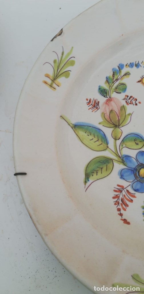 Antig&uuml;edades: PLATO ANTIGUO DE LORCA MURCIA DE 32 CMS. DE DIAMETRO - Foto 3