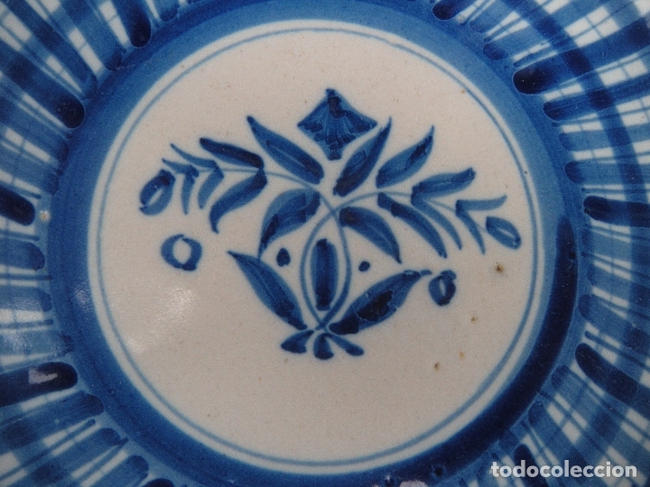 Antig&uuml;edades: PLATO DE MANISES FIRMADO AS - Foto 4