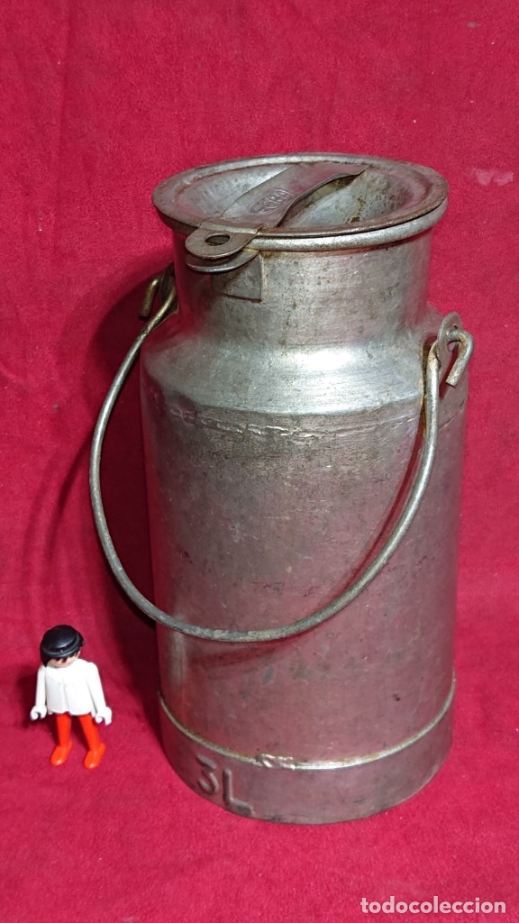 Antig&uuml;edades: LECHERA 3 LITROS DE HIERRO MARCA GEBA - Foto 1