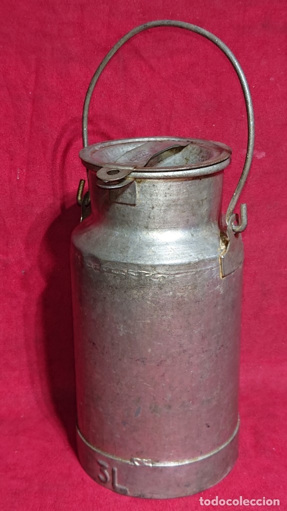 Antig&uuml;edades: LECHERA 3 LITROS DE HIERRO MARCA GEBA - Foto 2