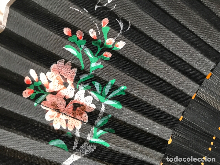 Antig&uuml;edades: Abanico decoraci&oacute;n floral - Foto 2