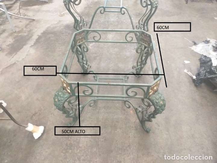 Antig&uuml;edades: MESAS DE FORJA SIN CRISTAL - Foto 2
