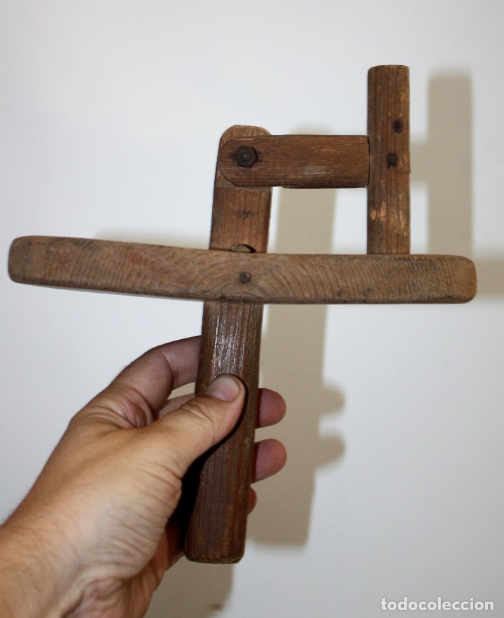 Antig&uuml;edades: PIEZA DE MADERA PARA LA PROCECI&Oacute;N - Foto 6