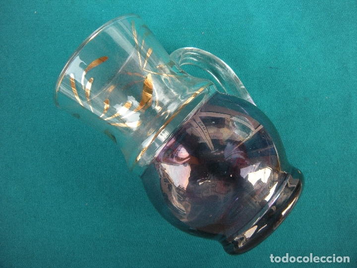 Antig&uuml;edades: JARRA DE CRISTAL BICOLOR - Foto 1