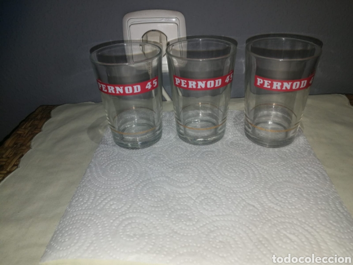 Antig&uuml;edades: Vasos antiguos Pernod 45 - Foto 1