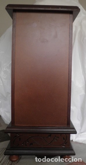Antig&uuml;edades: CAPILLA DE MADERA PARA IMAGEN RELIGIOSA - Foto 7