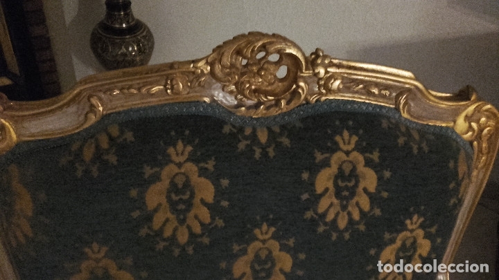Antig&uuml;edades: Antiguo sillon estilo Luis XV rococo - Foto 2