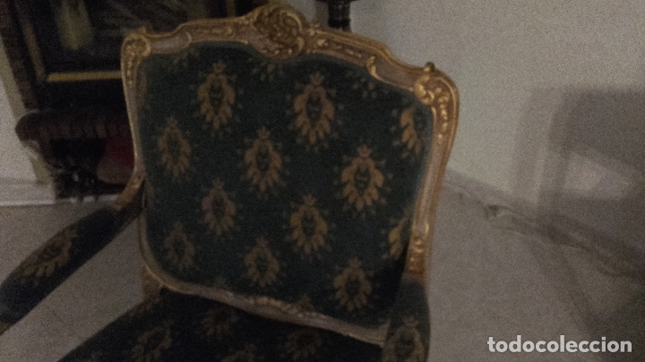 Antig&uuml;edades: Antiguo sillon estilo Luis XV rococo - Foto 4