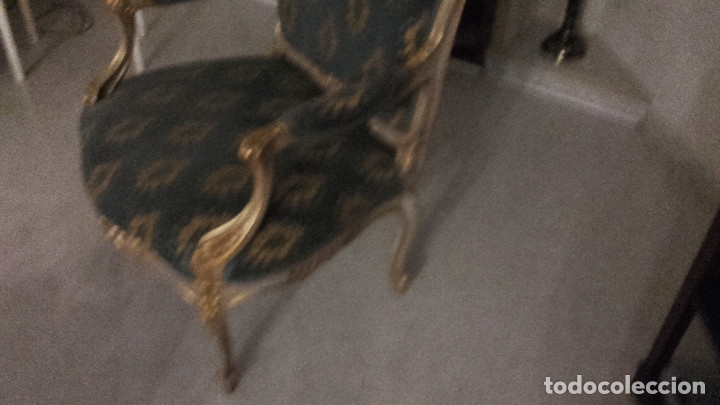 Antig&uuml;edades: Antiguo sillon estilo Luis XV rococo - Foto 5