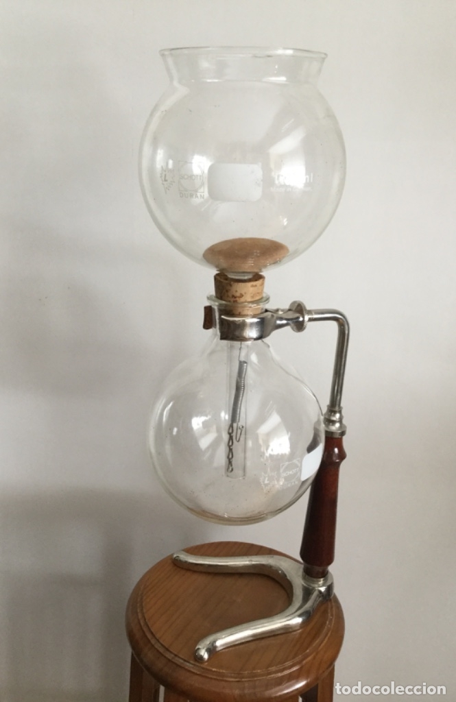 antigua cafetera de cristal alemana schott dura - Kaufen Antike  Haushaltsutensilien in todocoleccion - 175506155