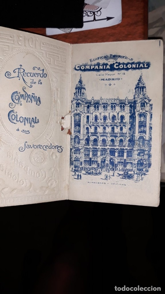 Antig&uuml;edades: PUBLICIDAD COMPA&Ntilde;IA COLONIAL  1913 - Foto 2
