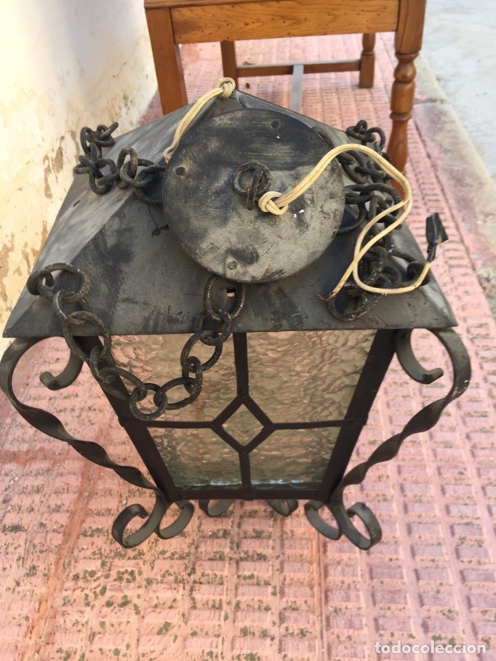 Antig&uuml;edades: GRAN FAROL FORJA DE CORTIJO O CASONA - Foto 3