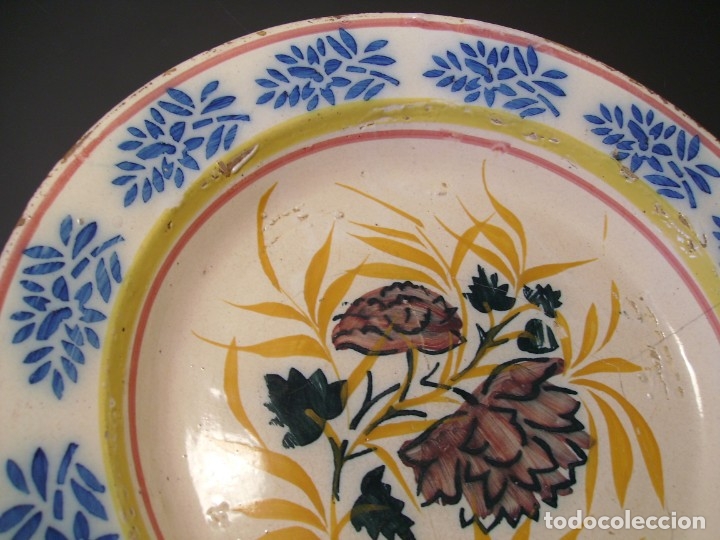 Antig&uuml;edades: GRAN  PLATO  CER&Aacute;MICA  XIX - Foto 3