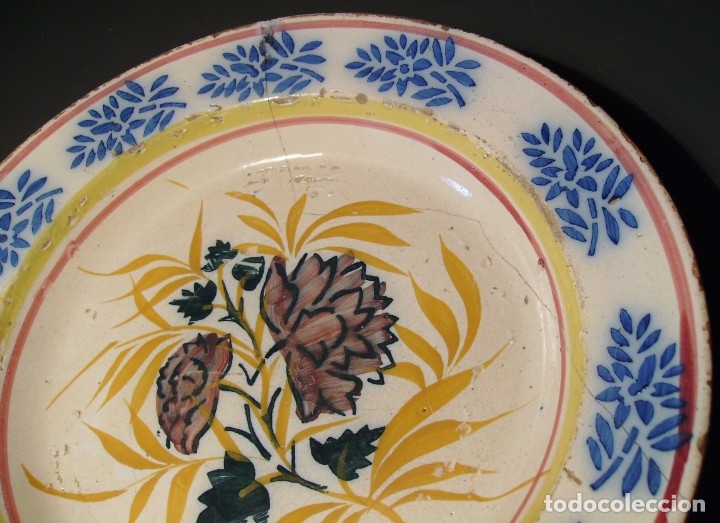 Antig&uuml;edades: GRAN  PLATO  CER&Aacute;MICA  XIX - Foto 4