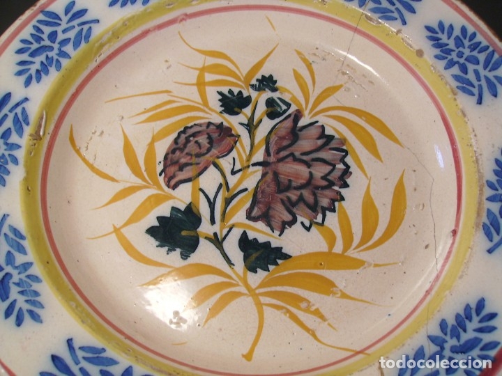 Antig&uuml;edades: GRAN  PLATO  CER&Aacute;MICA  XIX - Foto 9