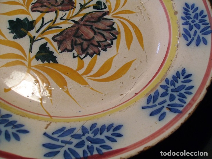 Antig&uuml;edades: GRAN  PLATO  CER&Aacute;MICA  XIX - Foto 10