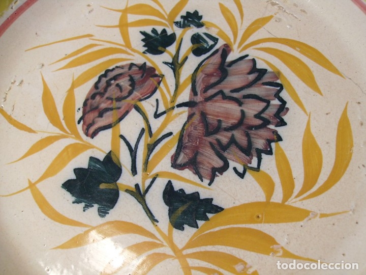 Antig&uuml;edades: GRAN  PLATO  CER&Aacute;MICA  XIX - Foto 12
