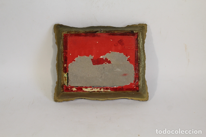 Antig&uuml;edades: cuadro peque&ntilde;o con lamina - Foto 2