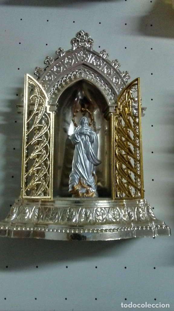 Antig&uuml;edades: 6 CAPILLITAS DE PL&Aacute;STICO CON V&Iacute;RGENES - Foto 2
