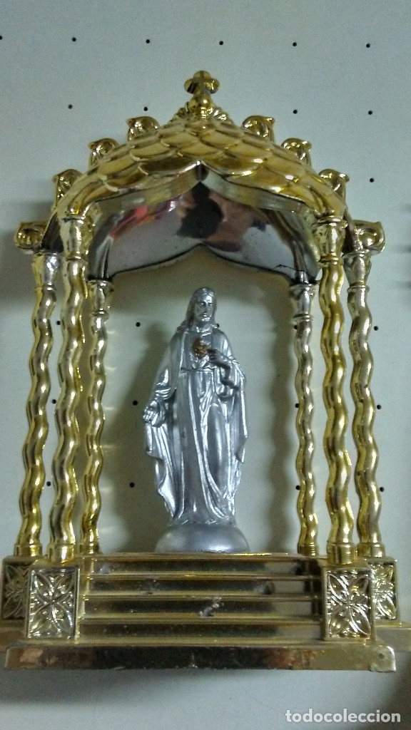 Antig&uuml;edades: 6 CAPILLITAS DE PL&Aacute;STICO CON V&Iacute;RGENES - Foto 3