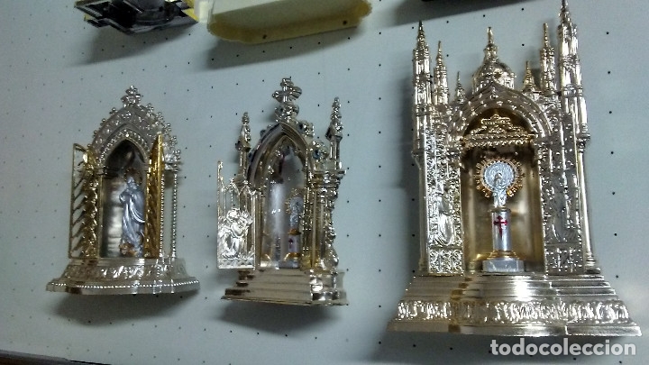 Antig&uuml;edades: 6 CAPILLITAS DE PL&Aacute;STICO CON V&Iacute;RGENES - Foto 7
