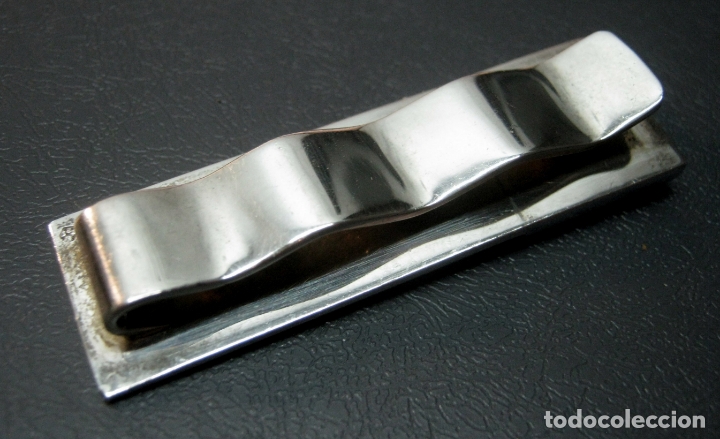 Antig&uuml;edades: Pinza Plata Maciza 925 contraste - Foto 3