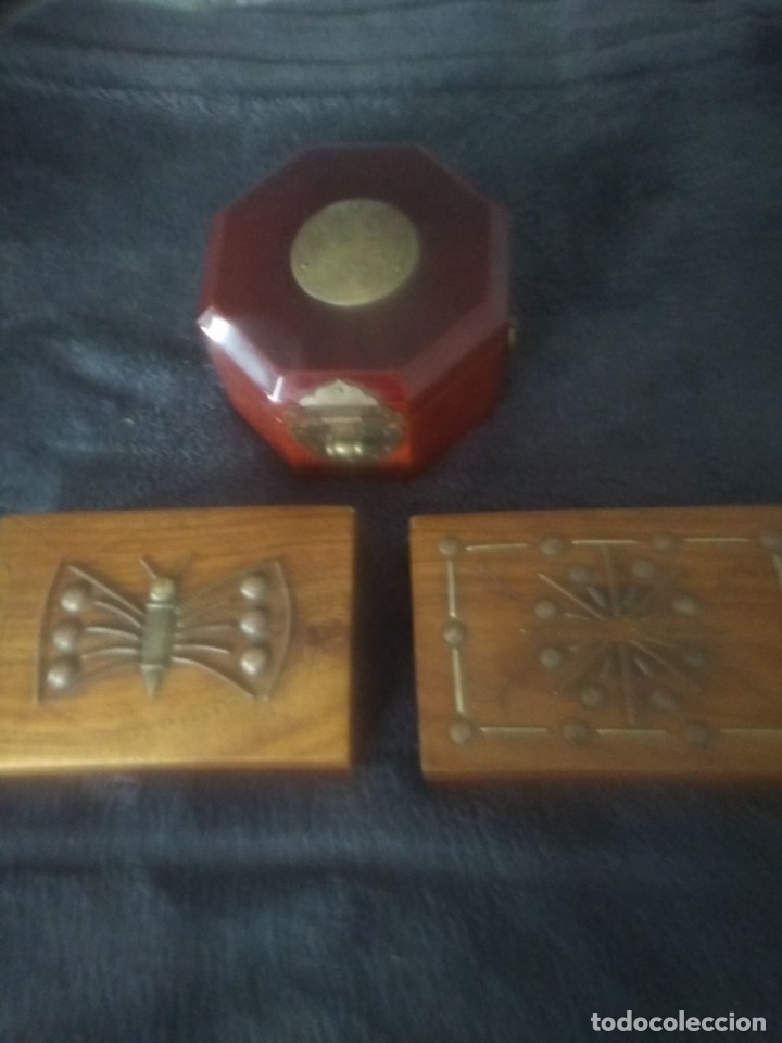 Antig&uuml;edades: Lote de caja de madera - Foto 1