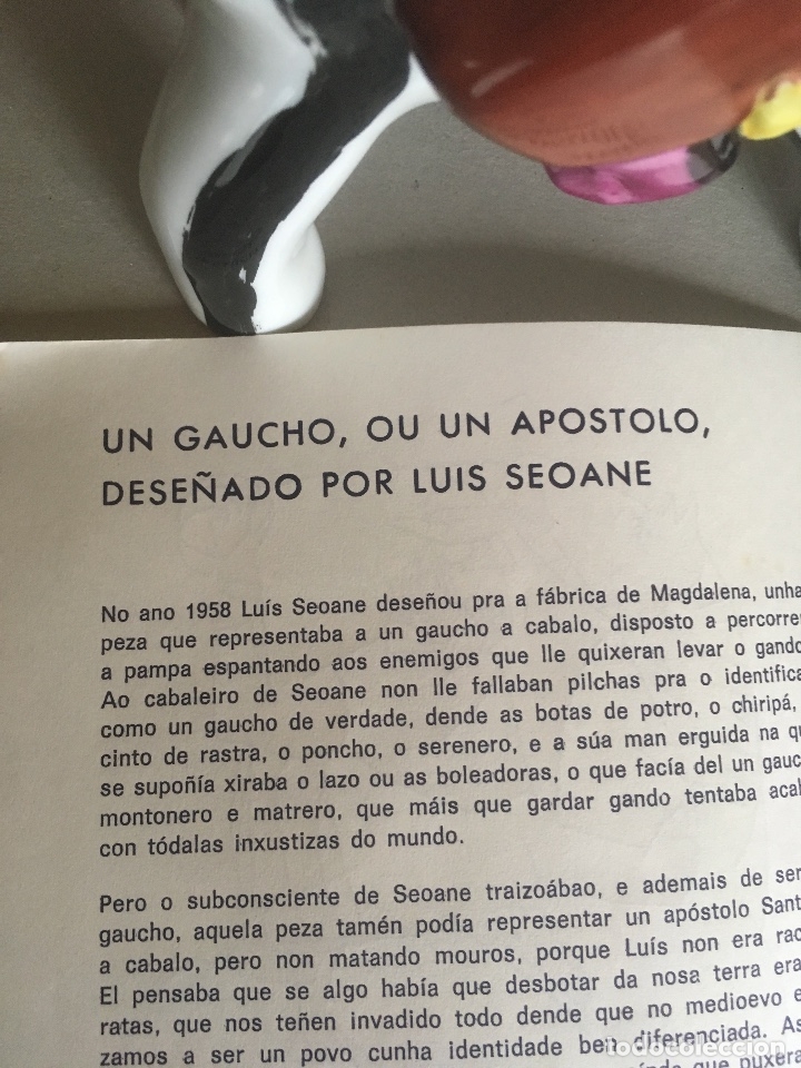 Antig&uuml;edades: Sargadelos. El Gaucho. Luis Seoane - Foto 9