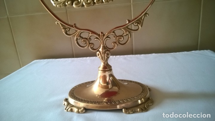 Antig&uuml;edades: ESPEJO TOCADOR DE BRONCE - Foto 7