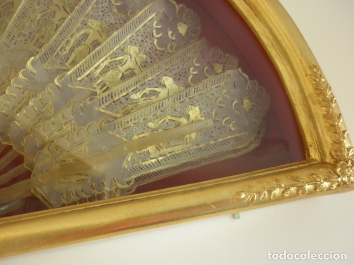 Antig&uuml;edades: ABANICO DE CELULOIDE - SIGLO XIX - Foto 3
