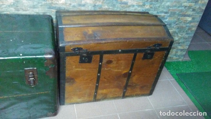 Antig&uuml;edades: ANTIGUO Y PRECIOSO BA&Uacute;L DE MADERA - Foto 1