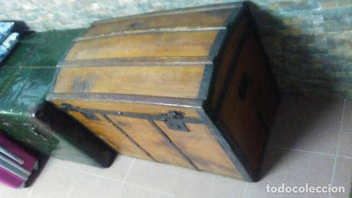 Antig&uuml;edades: ANTIGUO Y PRECIOSO BA&Uacute;L DE MADERA - Foto 3