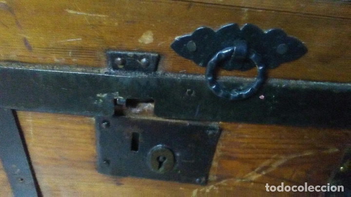Antig&uuml;edades: ANTIGUO Y PRECIOSO BA&Uacute;L DE MADERA - Foto 5