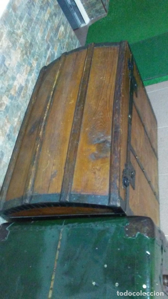 Antig&uuml;edades: ANTIGUO Y PRECIOSO BA&Uacute;L DE MADERA - Foto 6