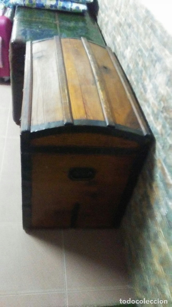 Antig&uuml;edades: ANTIGUO Y PRECIOSO BA&Uacute;L DE MADERA - Foto 13