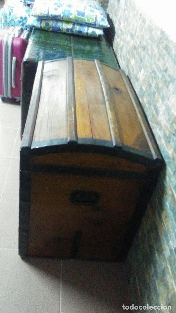 Antig&uuml;edades: ANTIGUO Y PRECIOSO BA&Uacute;L DE MADERA - Foto 14