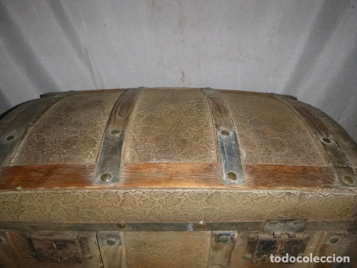 Antig&uuml;edades: ANTIGUO BAUL DE VIAJE - Foto 2