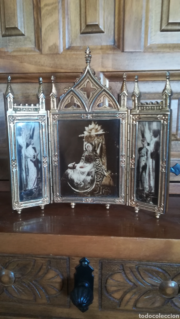 Antig&uuml;edades: Antiguo triptico, La Virgen de las Angustias, Granada - Foto 1