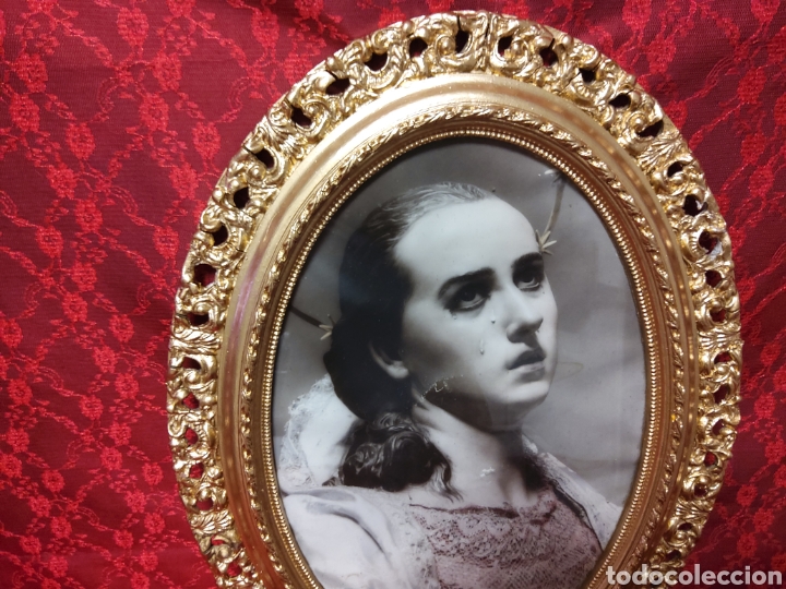 Antig&uuml;edades: Cuadro antiguo de la Purisima - Foto 4