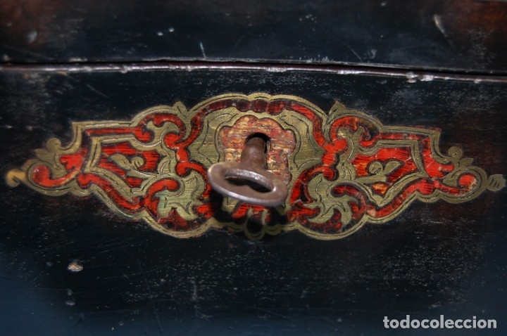 Antig&uuml;edades: ANTIGUA CAJA NAPOLEON III - Foto 4