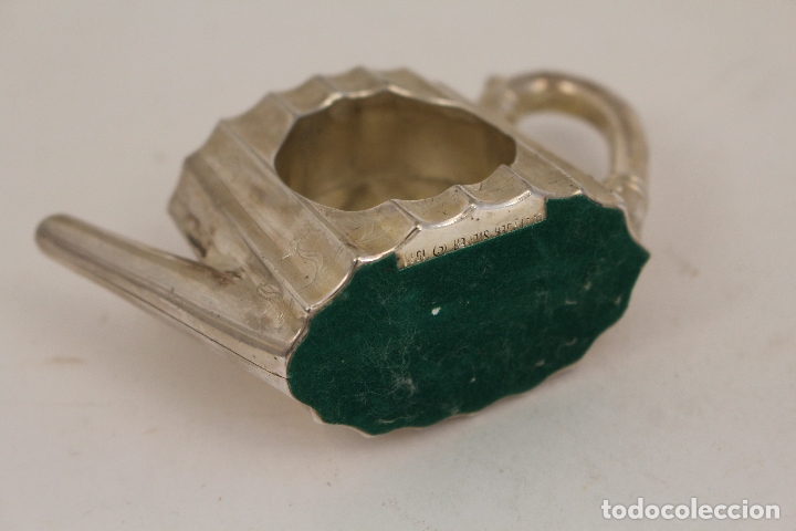 Antig&uuml;edades: tetera - servilletero - silver plated - Foto 2