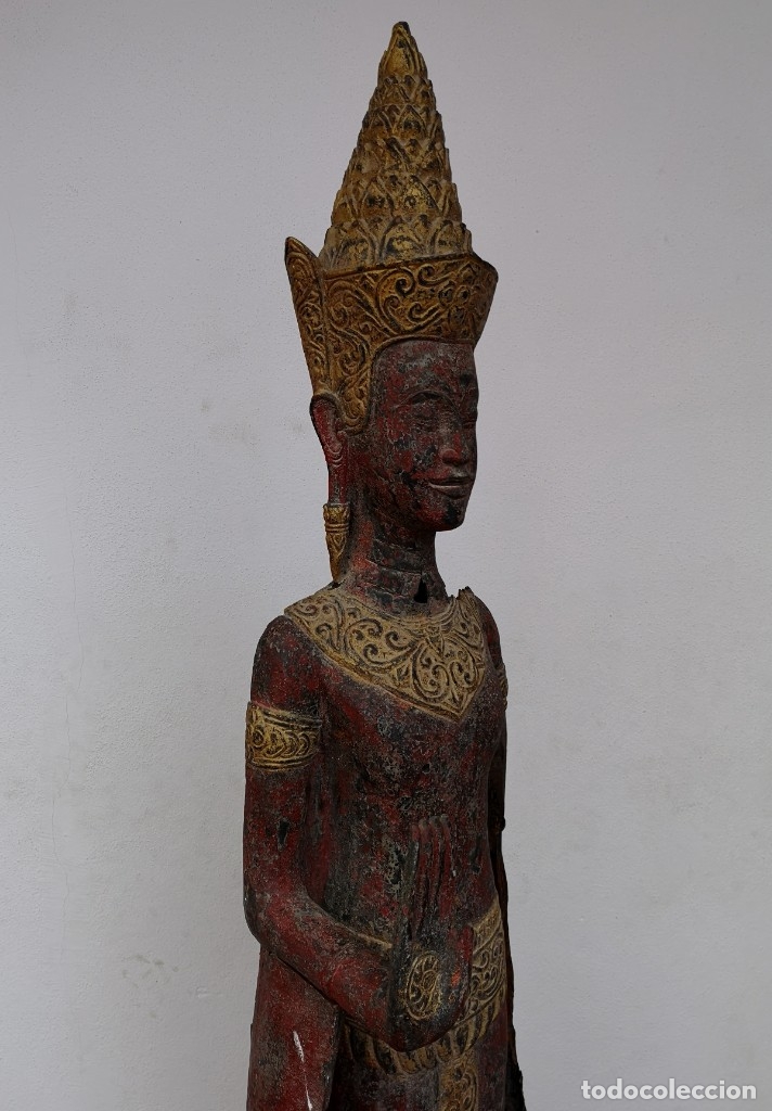 Antig&uuml;edades: Buda de Pie Abhaya Mudra - Foto 5