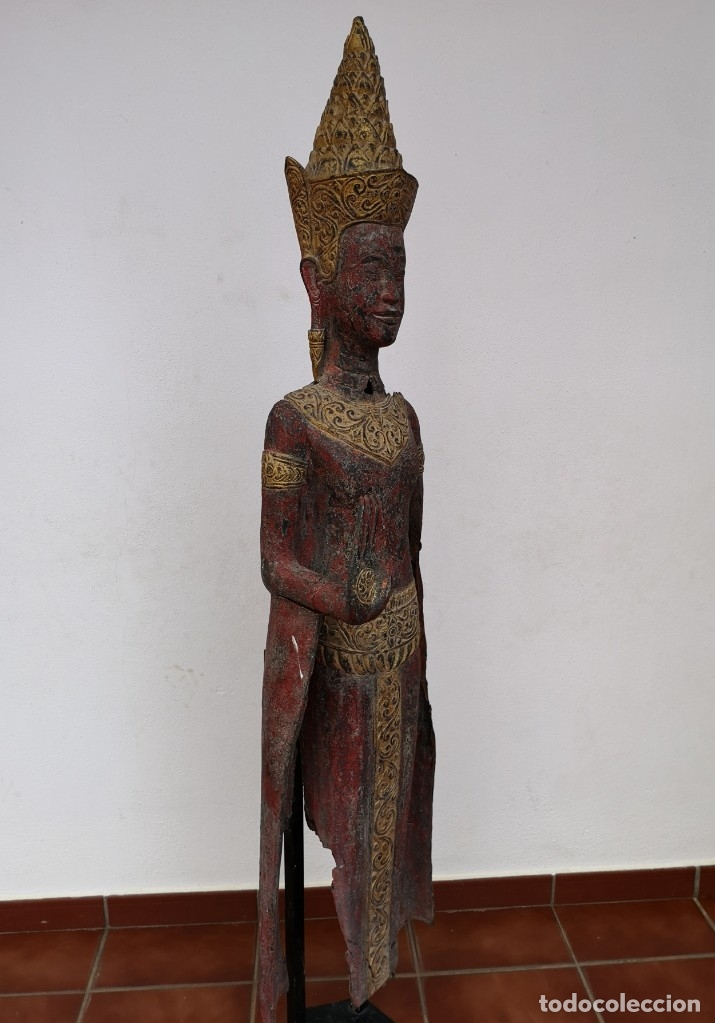 Antig&uuml;edades: Buda de Pie Abhaya Mudra - Foto 6