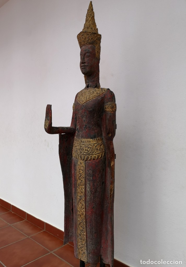 Antig&uuml;edades: Buda de Pie Abhaya Mudra - Foto 10