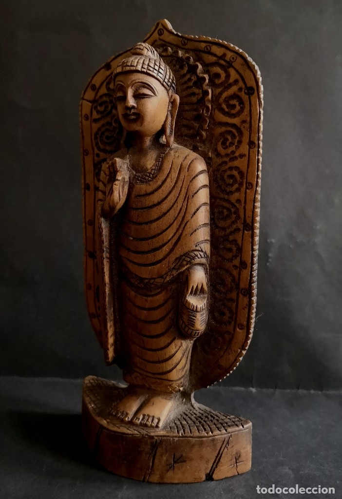 Antig&uuml;edades: Buda de Madera - Foto 2