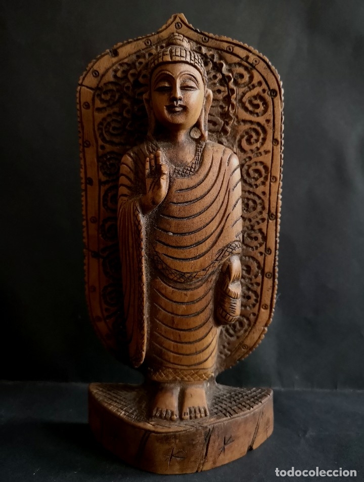 Antig&uuml;edades: Buda de Madera - Foto 1