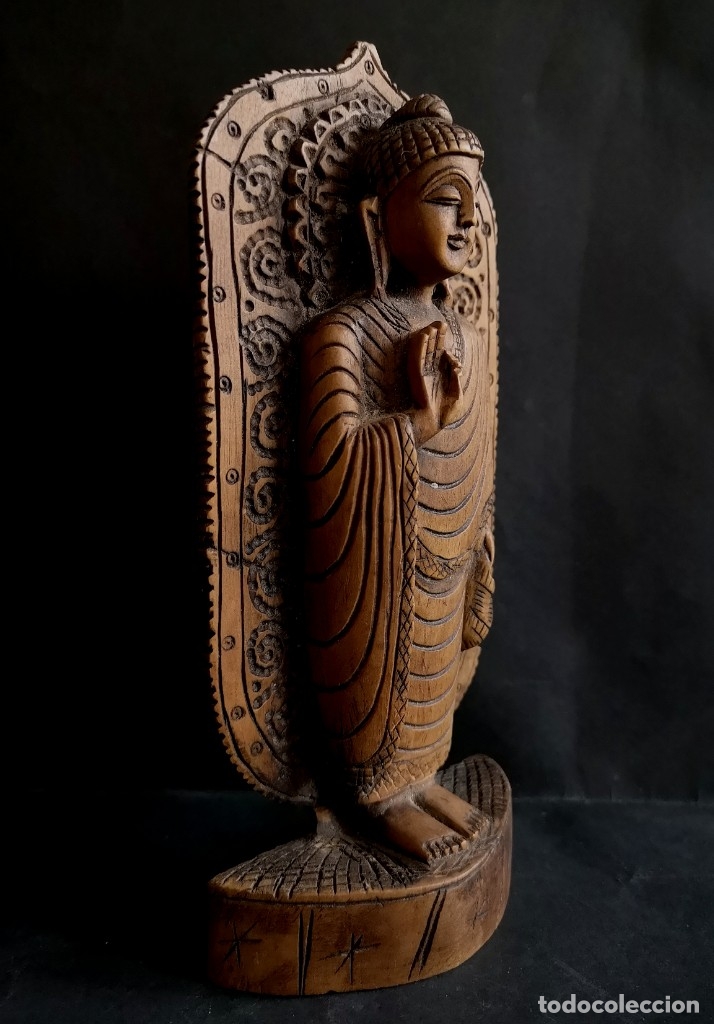 Antig&uuml;edades: Buda de Madera - Foto 3